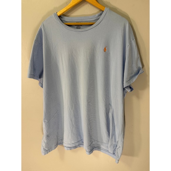 Polo Ralph Lauren Mens T Shirt Light Blue Classic Fit XXLarge EE - Picture 2 of 7